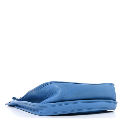 Hermes Taurillon Clemence Evelyne III GM Bleu Paradis 4 of 10