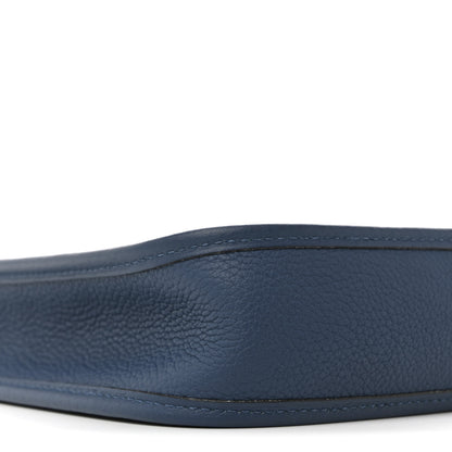 Hermes Taurillon Clemence Evelyne TPM Bleu Agate 9 of 11