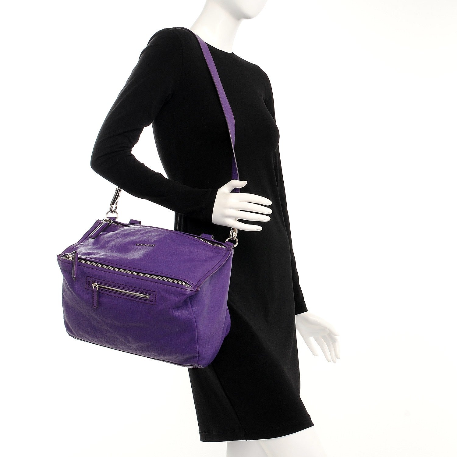 Givenchy Sugar Goatskin Medium Pandora Purple 2 of 12