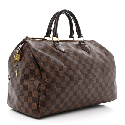 Louis Vuitton Damier Ebene Speedy 35 3 of 16