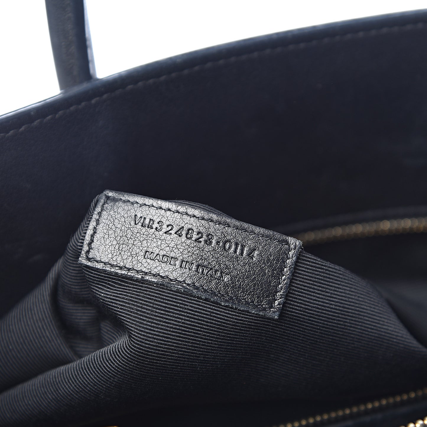 Calfskin Small Sac De Jour Black