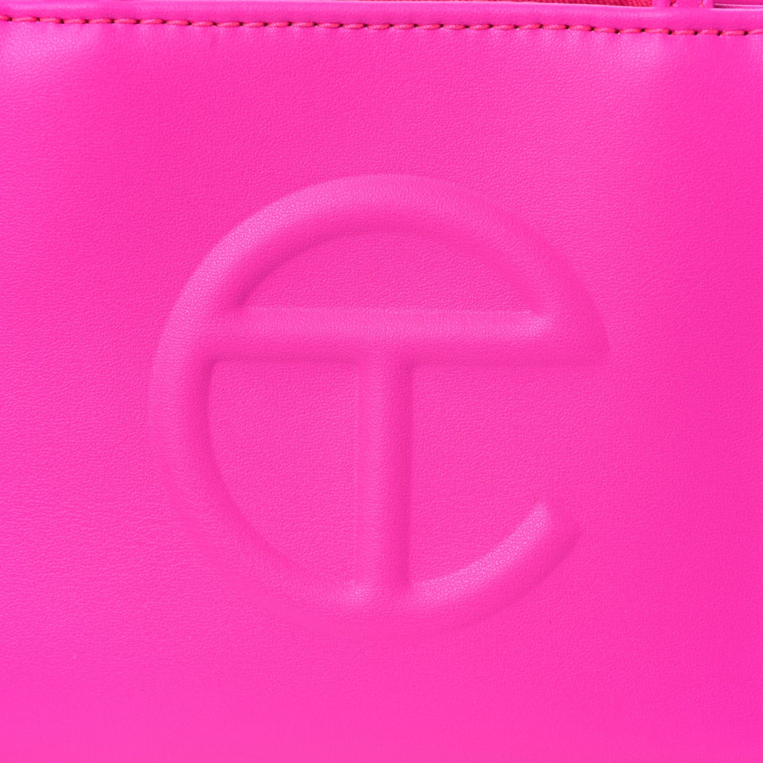 Telfar Vegan Leather Small Shopping Bag Azalea 9 of 9