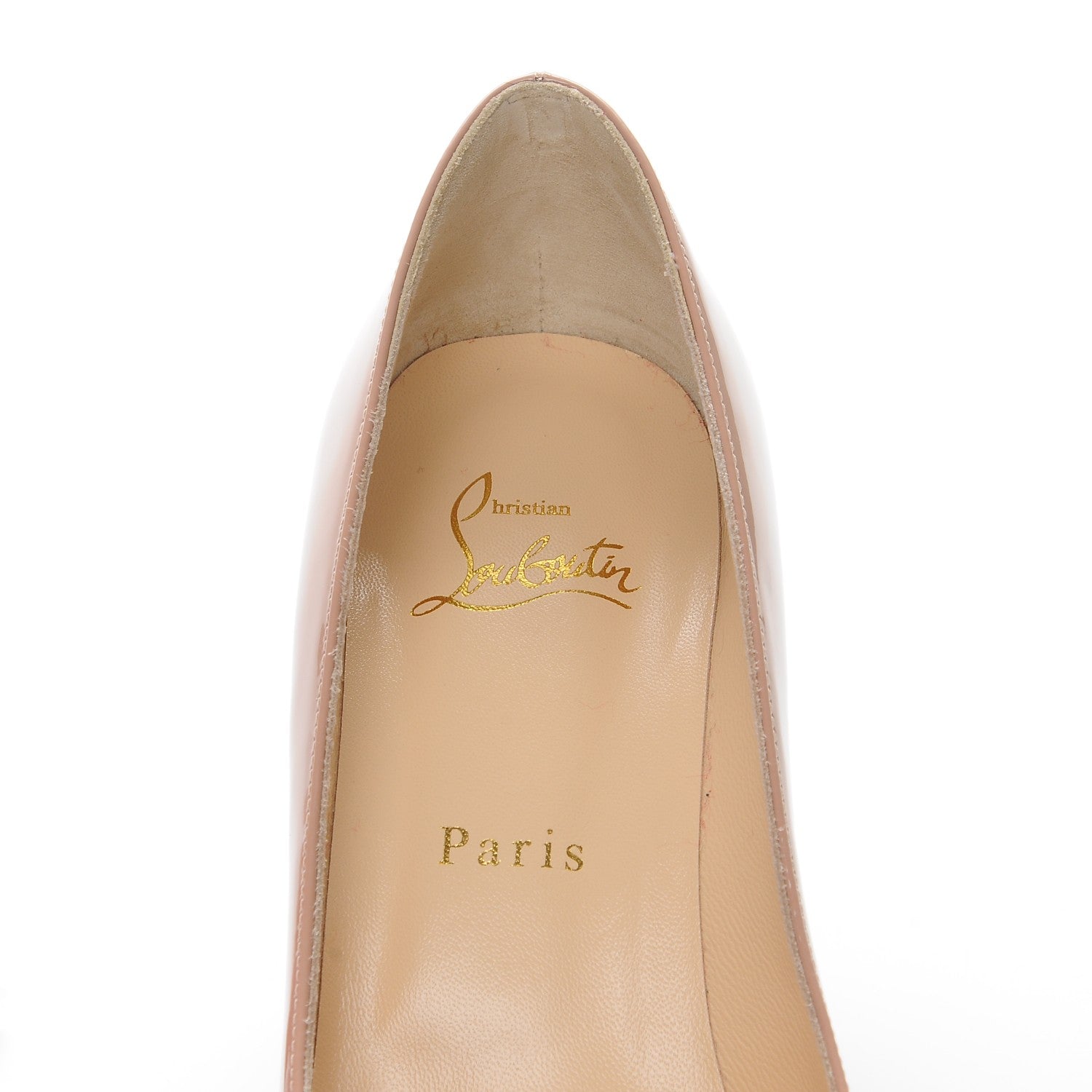 Christian Louboutin Patent Simple 85 Pumps 37 Nude 7 of 8