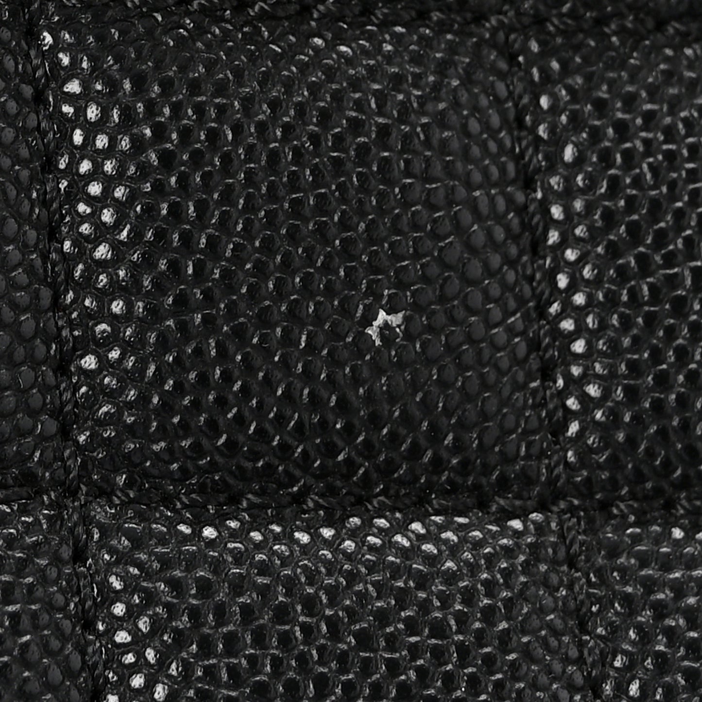 Caviar Quilted Small Coco Handle Flap Black