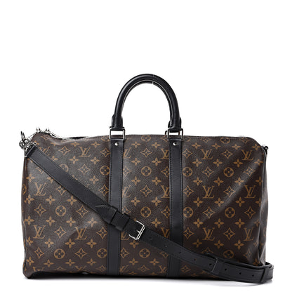 Louis Vuitton Monogram Macassar Keepall Bandouliere 45 1 of 12