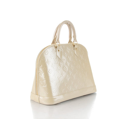 Louis Vuitton Vernis Alma PM Blanc Corail 3 of 7