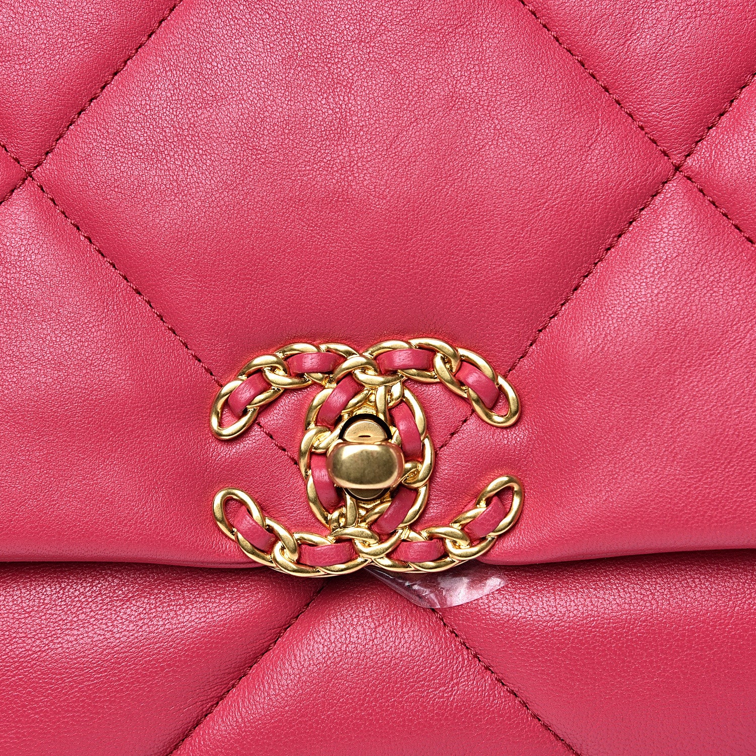 Chanel Goatskin Quilted Maxi 19 Flap Pink 9 of 10