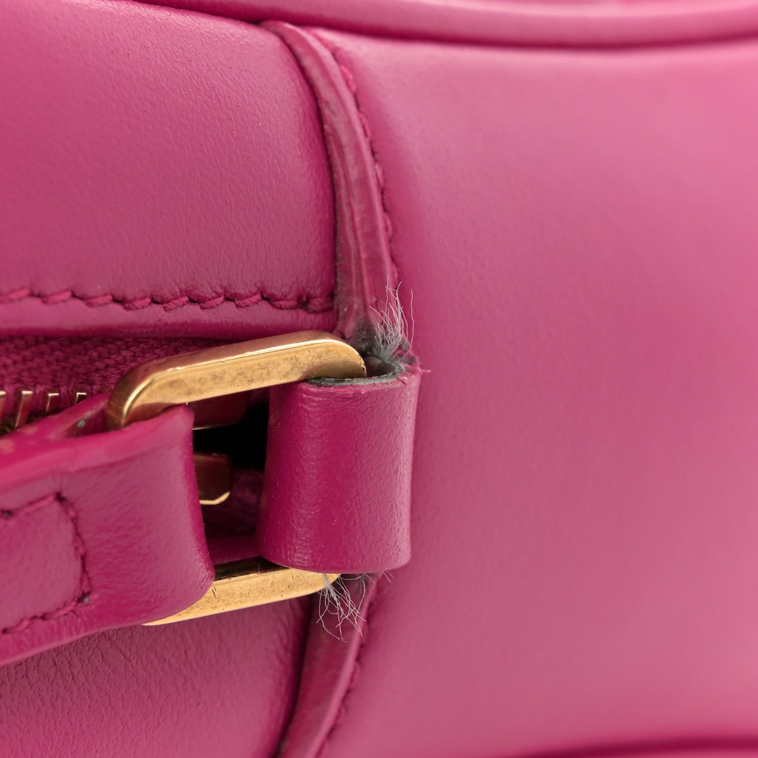 Saint Laurent Calfskin Matelasse Monogram Lou Camera Bag Bright
