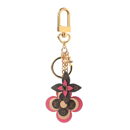 Louis Vuitton Monogram Blooming Flowers Bag Charm Key Holder Brown 1 of 3