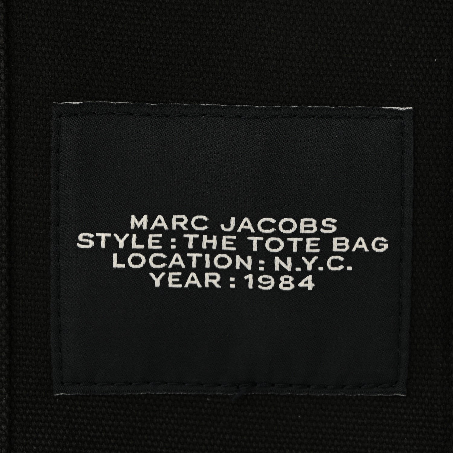 Marc Jacobs Cotton Canvas Small The Traveler Tote Bag Black 6 of 11
