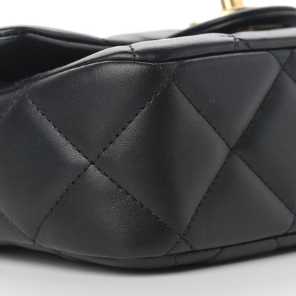 Chanel Lambskin Quilted Mini My Perfect Flap Black 8 of 10