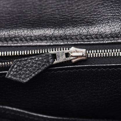 Hermes Taurillon Clemence Birkin 35 Black 14 of 28