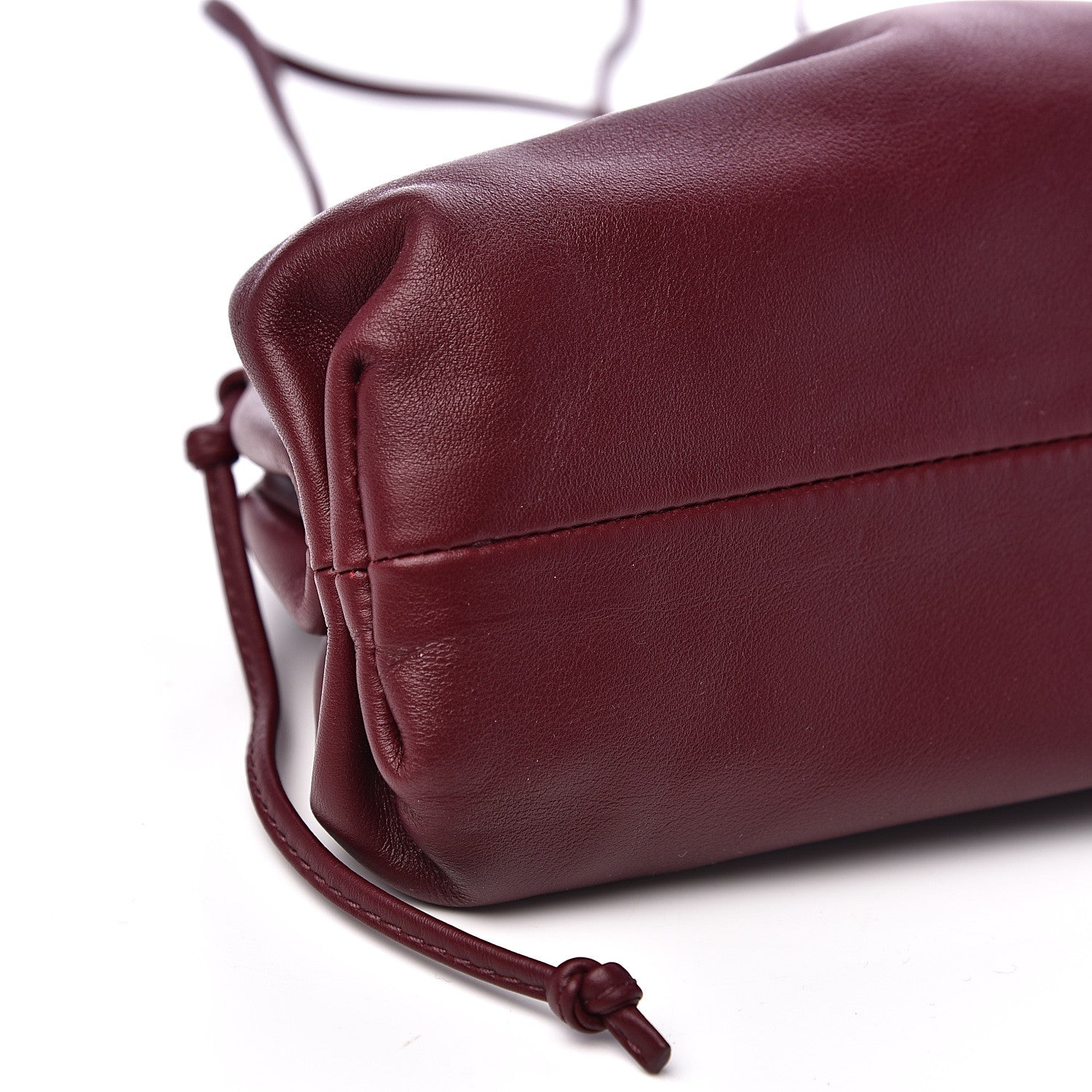 Bottega Veneta Butter Calfskin The Mini Pouch Bordeaux 8 of 9
