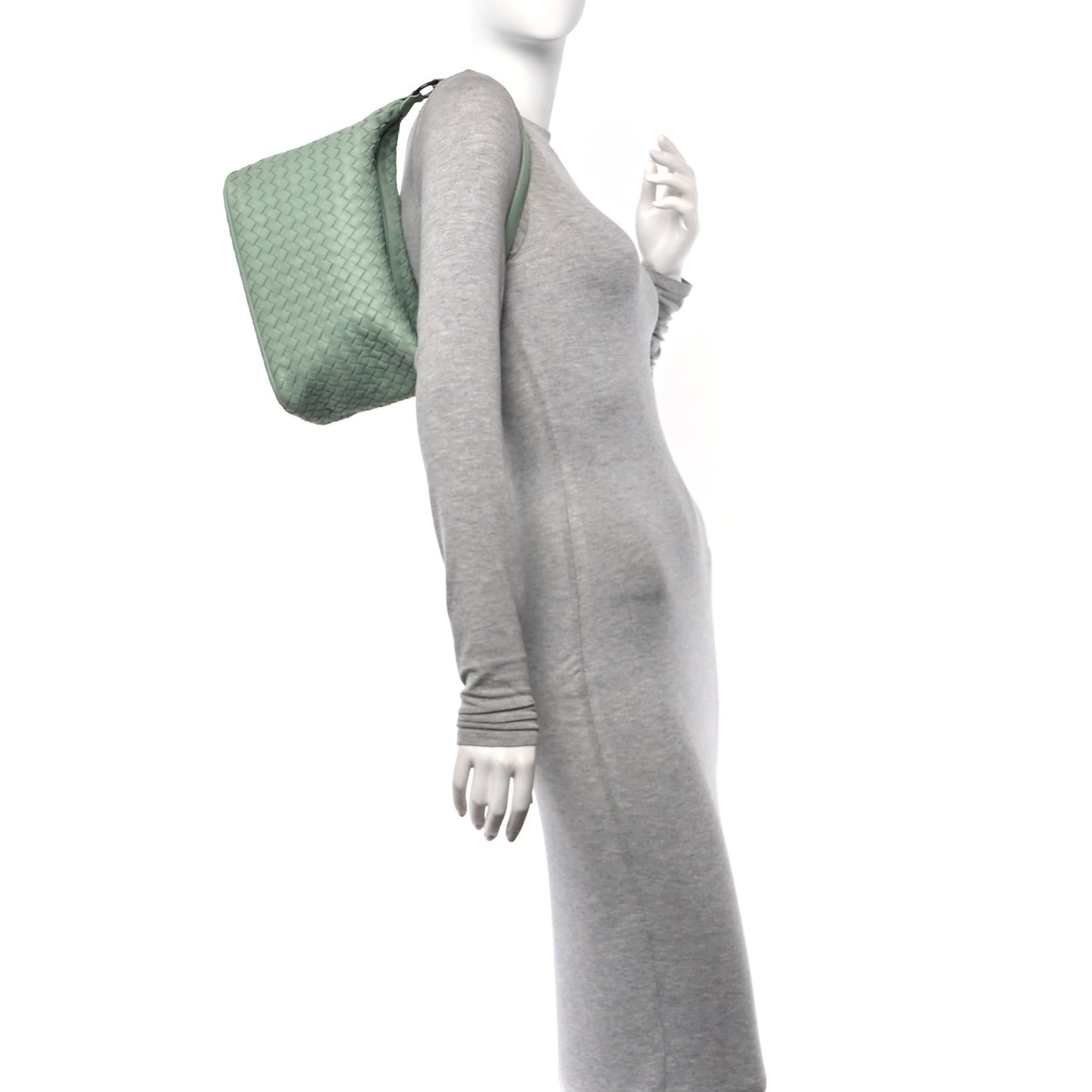 Nappa Intrecciato Ciambrino Bag New Sage