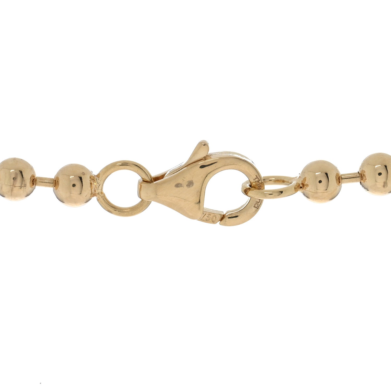 Roberto Coin 18K Yellow Gold Diamond Love in Verona Flower Zipper Necklace 4 of 5