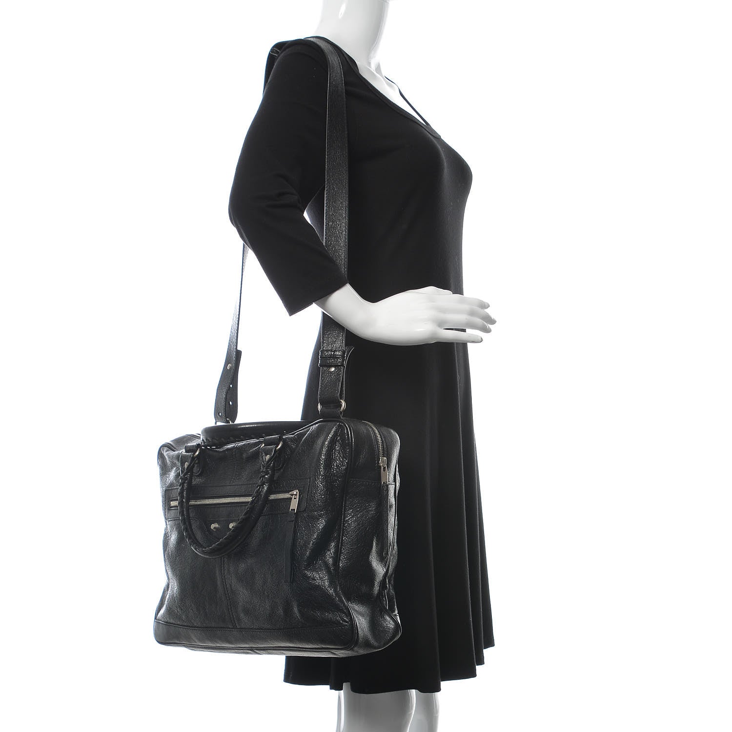 Balenciaga Agneau Classic Hardware Mini Folder Black 3 of 10