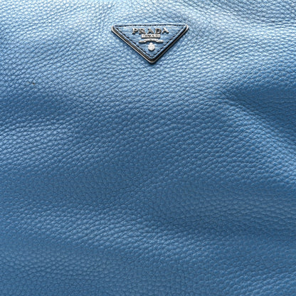 Prada Vitello Daino Hobo Cobalto 6 of 8