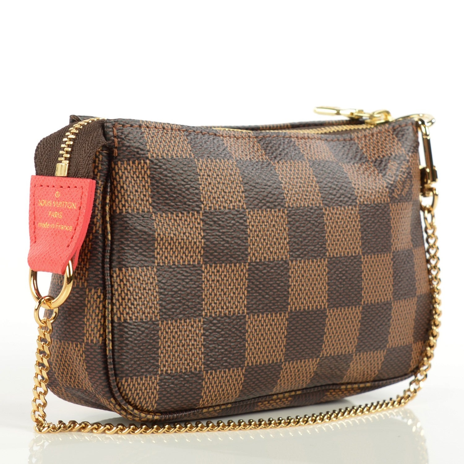 Louis Vuitton Damier Ebene 2015 Christmas Animation Mini Pochette Accessories 3 of 8
