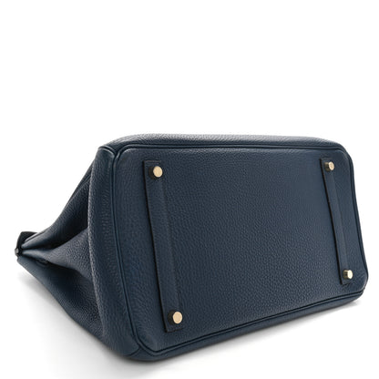 Hermes Togo Birkin 35 Bleu de Prusse 4 of 12