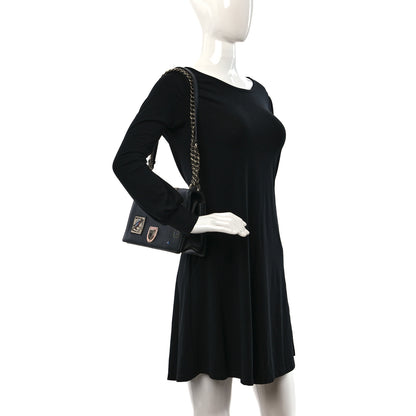 Christian Dior Calfskin Paradise Diorama Flap Bag Black 3 of 8