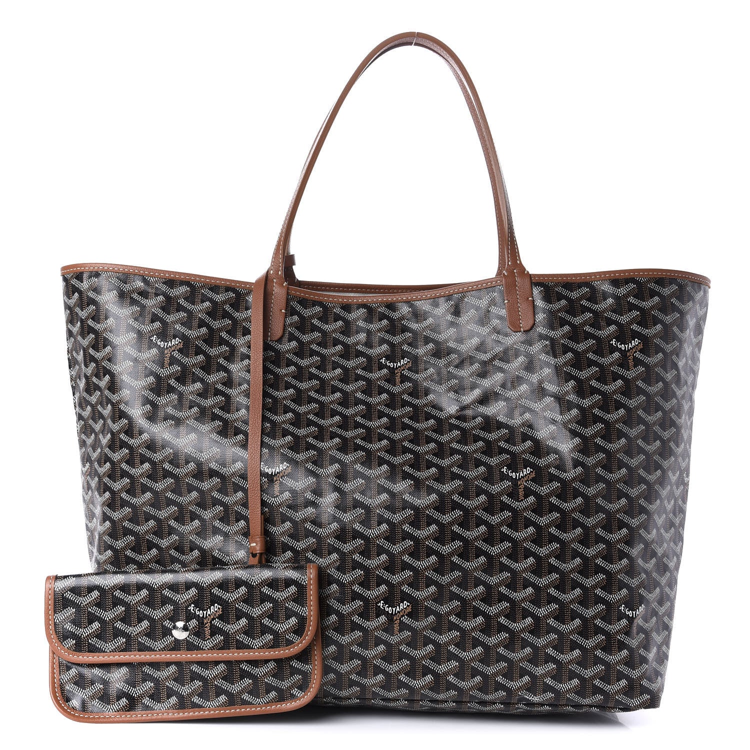 Goyard Goyardine Saint Louis GM Black Gold 1 of 9