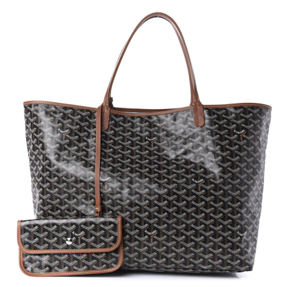 Goyard Goyardine Saint Louis GM Black Gold 1 of 9
