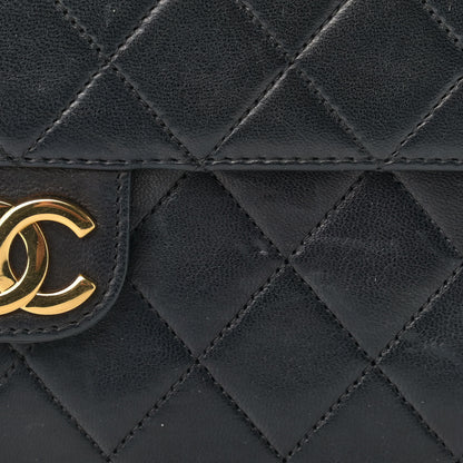 Chanel Lambskin Quilted Small Single Flap Black 10 of 12