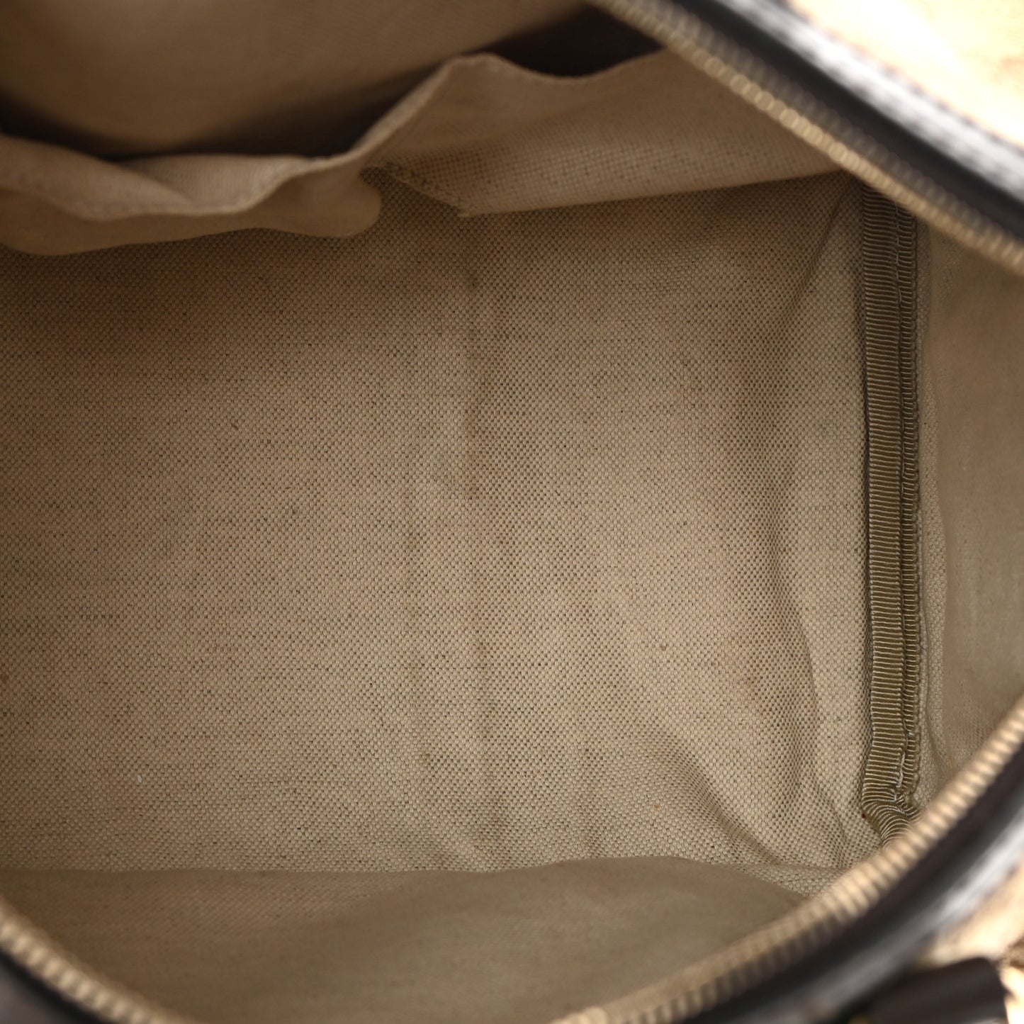 Monogram Selleria Calfskin Vintage Web Medium Boston Beige Ebony Cocoa