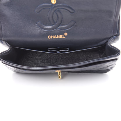 Chanel Lambskin Quilted Medium Double Flap Navy 5 of 17