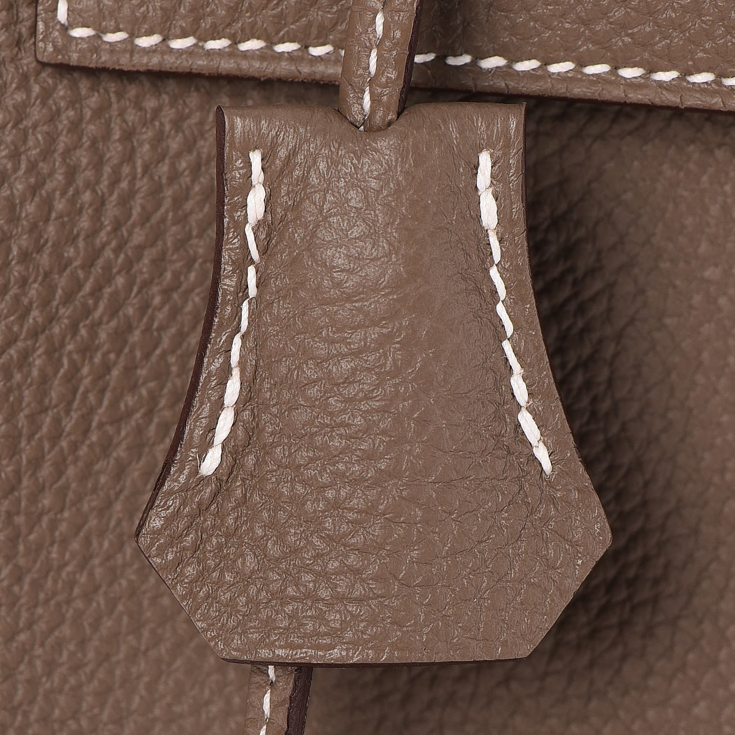 Hermes Togo Kelly Retourne 28 Etoupe 10 of 36