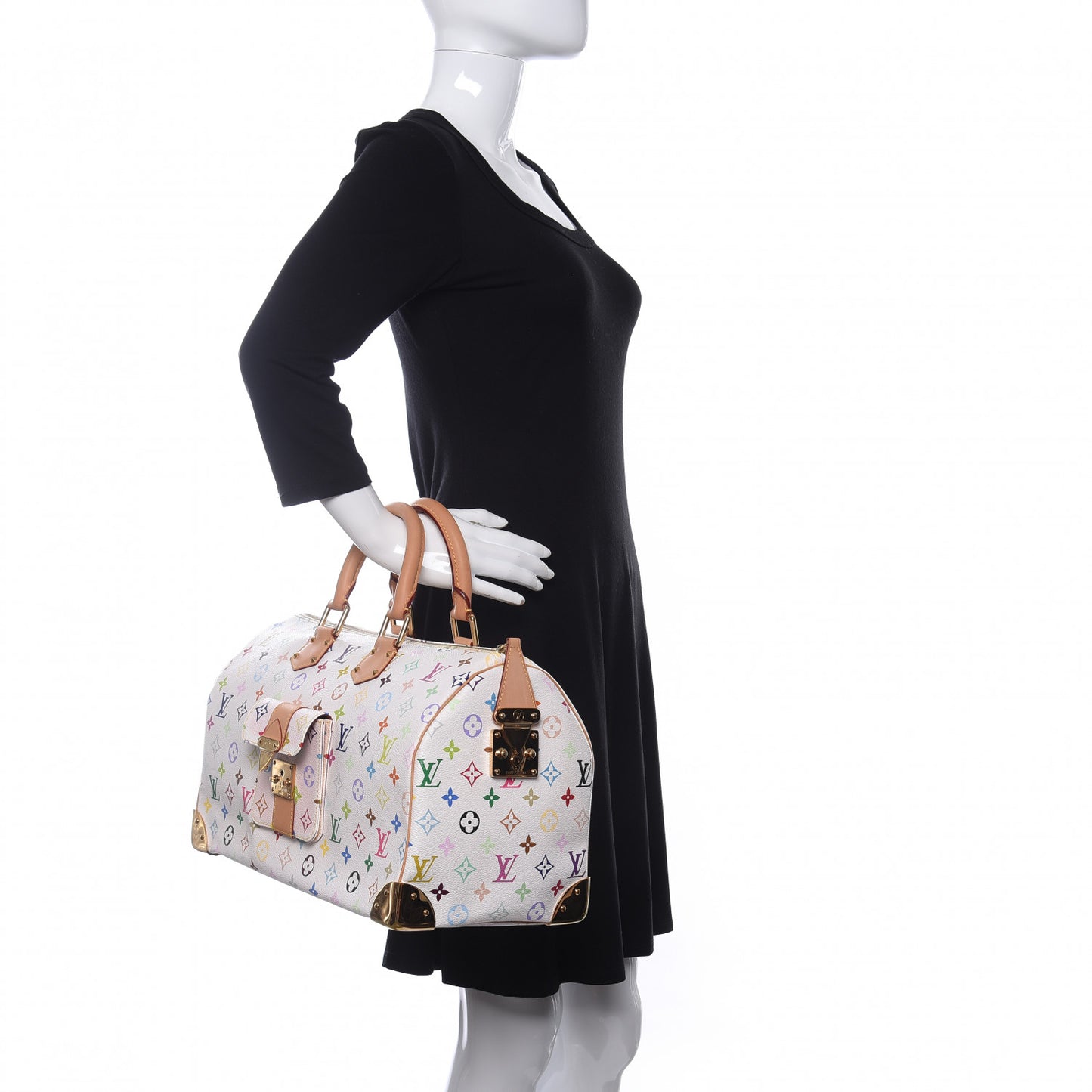 Monogram Multicolor Speedy 40 White