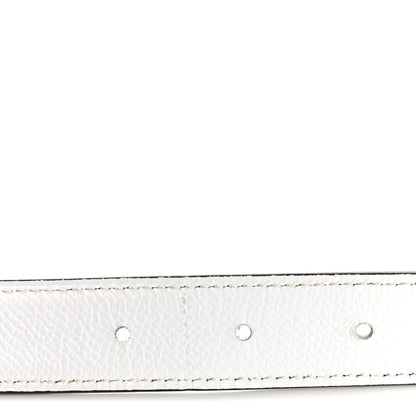 Hermes Swift Epsom 24mm Belt Strap 90 36  Etoupe White 4 of 6