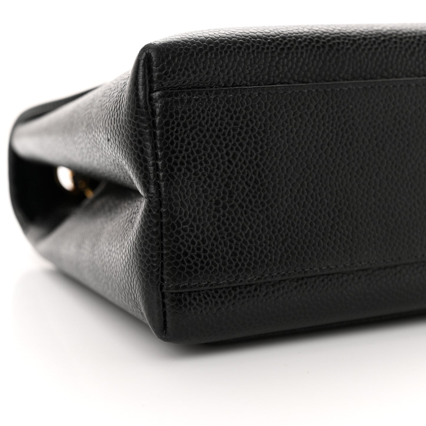 Caviar Jumbo Single Flap Black