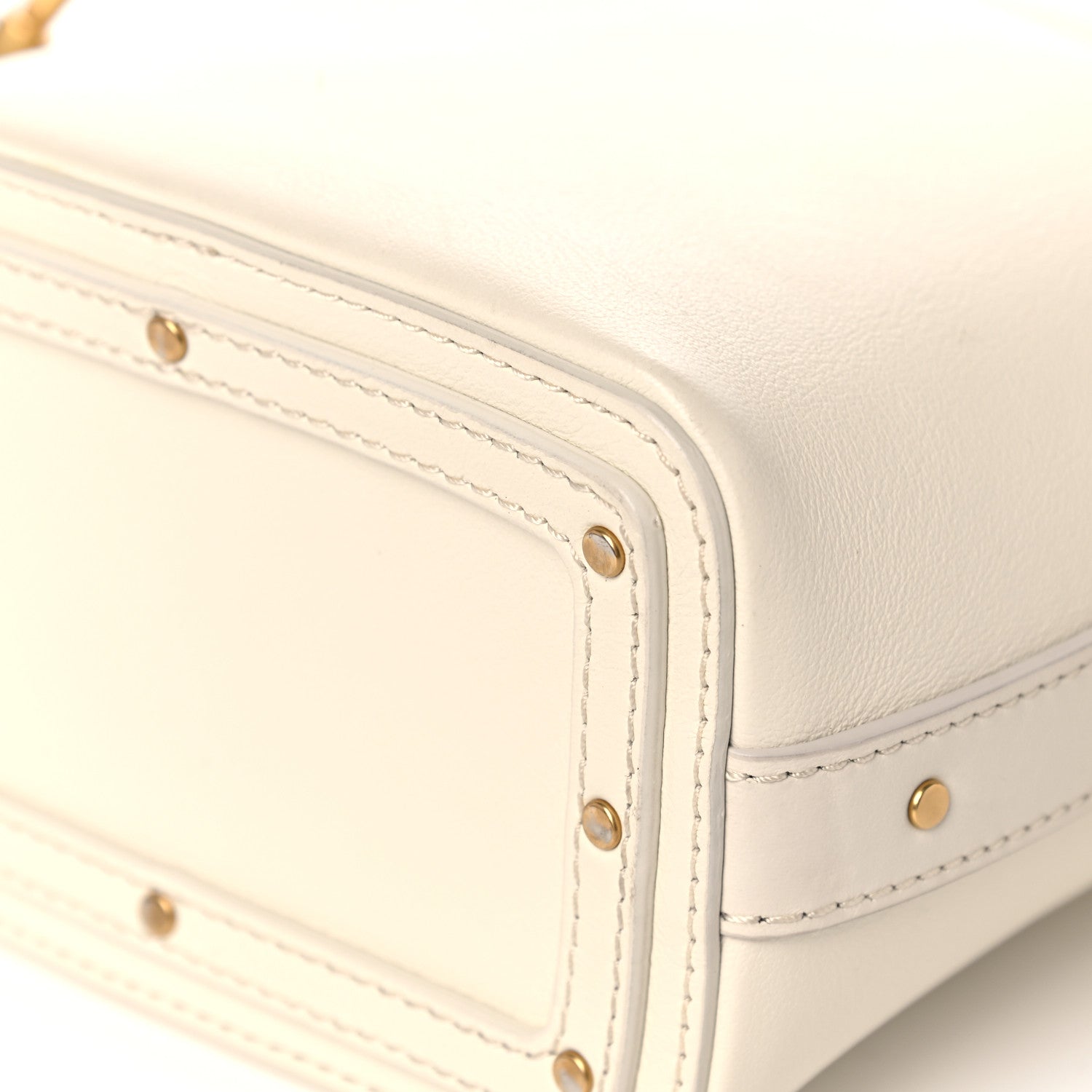 Chloe Smooth Calfskin Mini Roy Bucket Bag Natural White 12 of 12