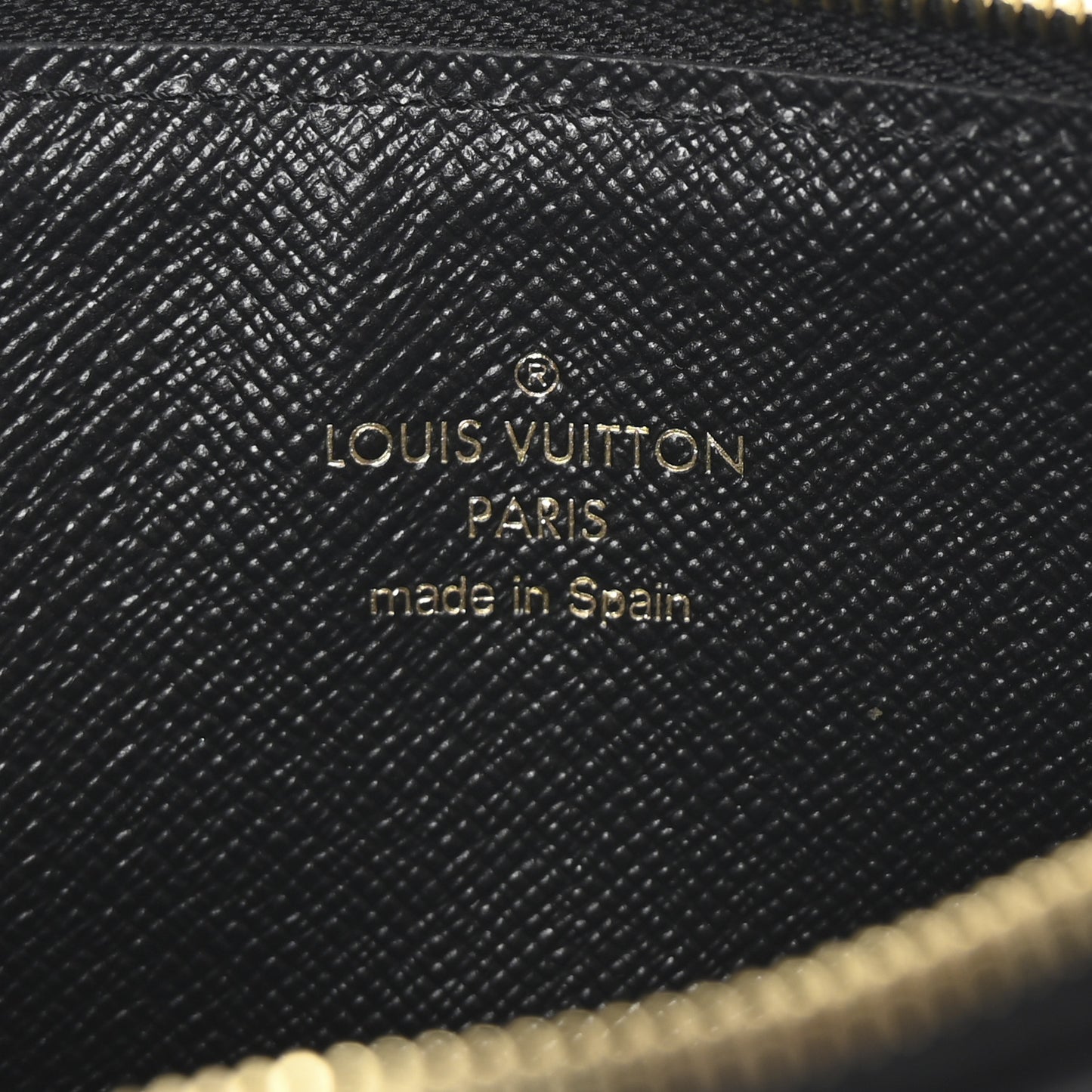 Monogram Slim Purse Black
