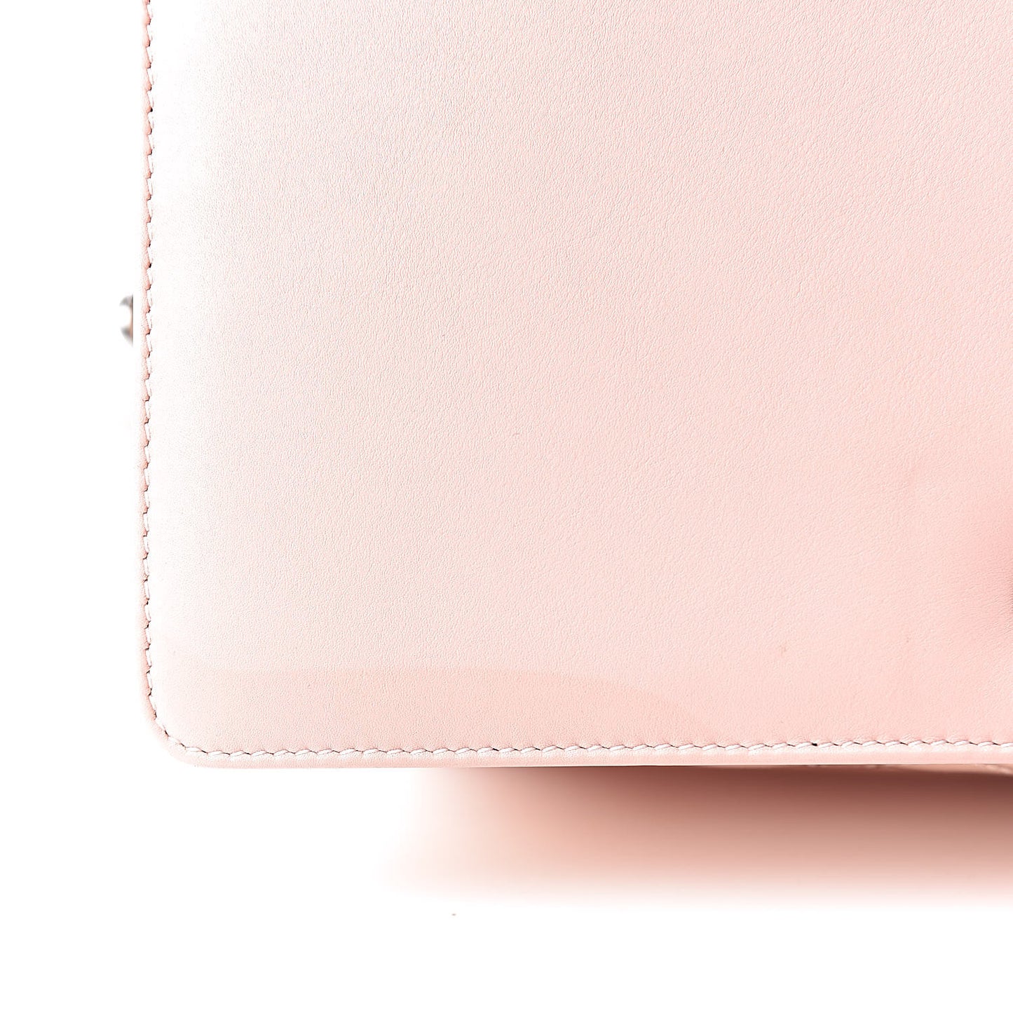 Patent Chevron Quilted Medium Boy Flap Light Pink
