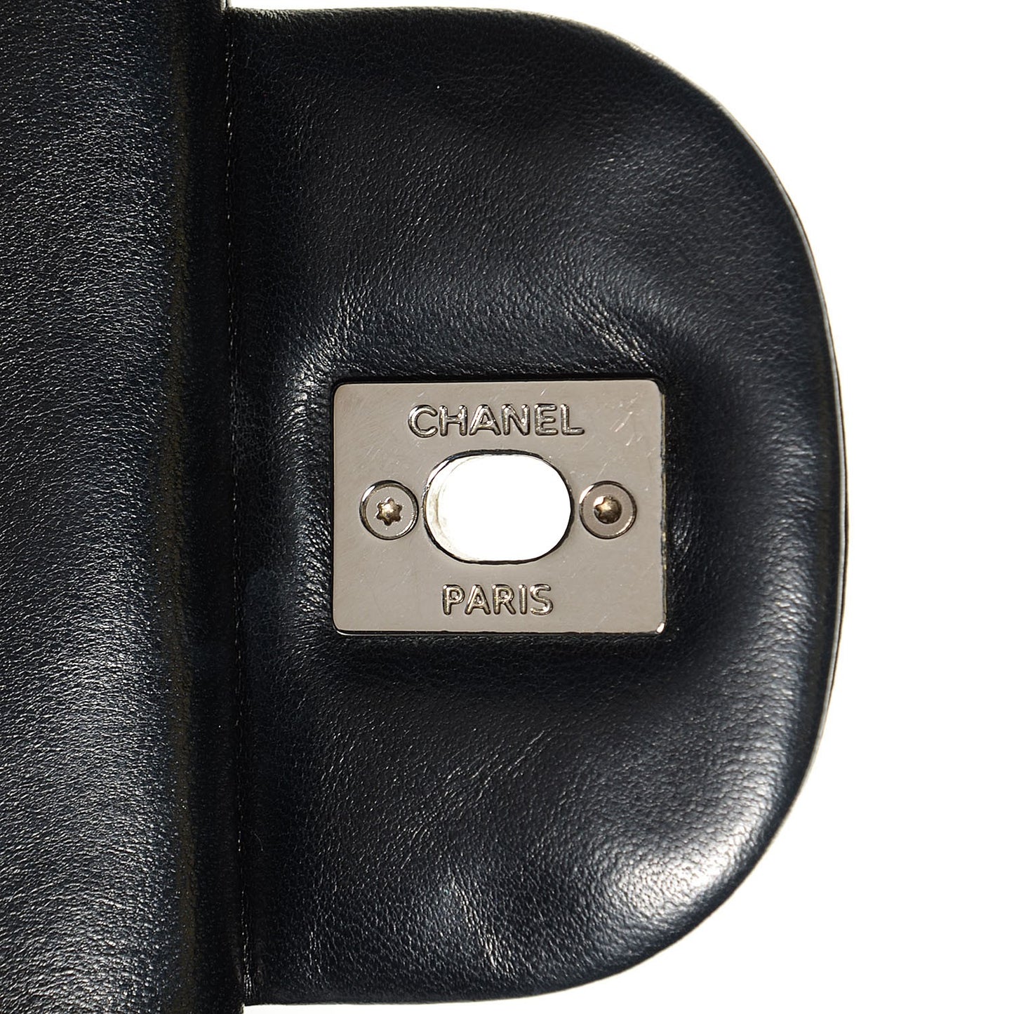 Lambskin Quilted Maxi Double Flap Black