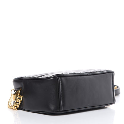 Prada Soft Calfskin Diagramme Camera Bag Black 4 of 9