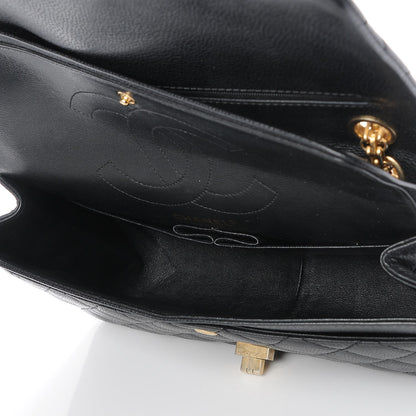 Chanel Caviar 2.55 Reissue 226 Flap Black 6 of 8