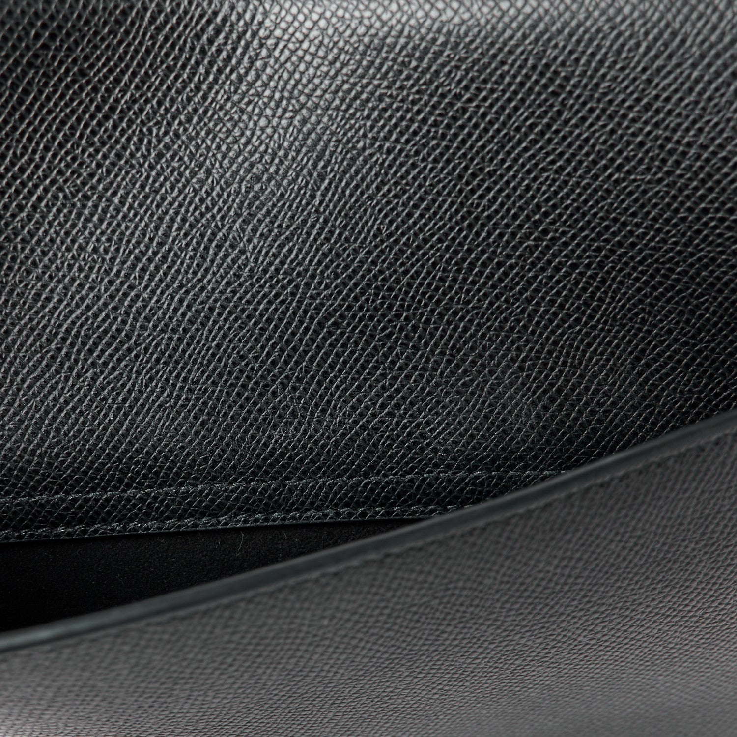 Christian Dior Grained Calfskin Saddle Bag With Strap Black 15 of 16