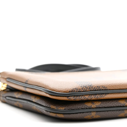 Louis Vuitton Reverse Monogram Giant Double Zip Pochette 9 of 14