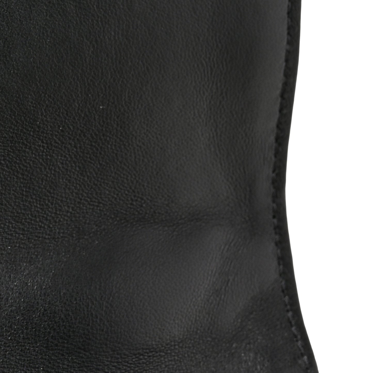 Grainy Calfskin Monochrome Bag Black