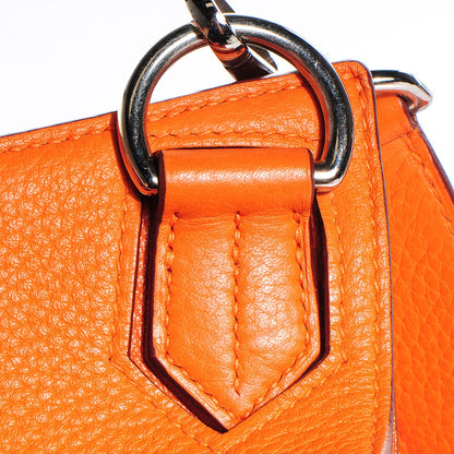Hermes Taurillon Clemence Jypsiere 34 Orange 11 of 22