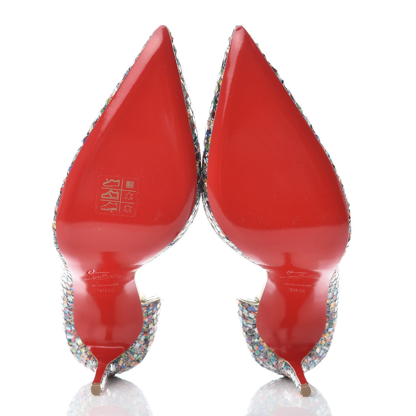 Tresse Vitraux Specchio Iriza 100 Pumps 39.5 Multicolor