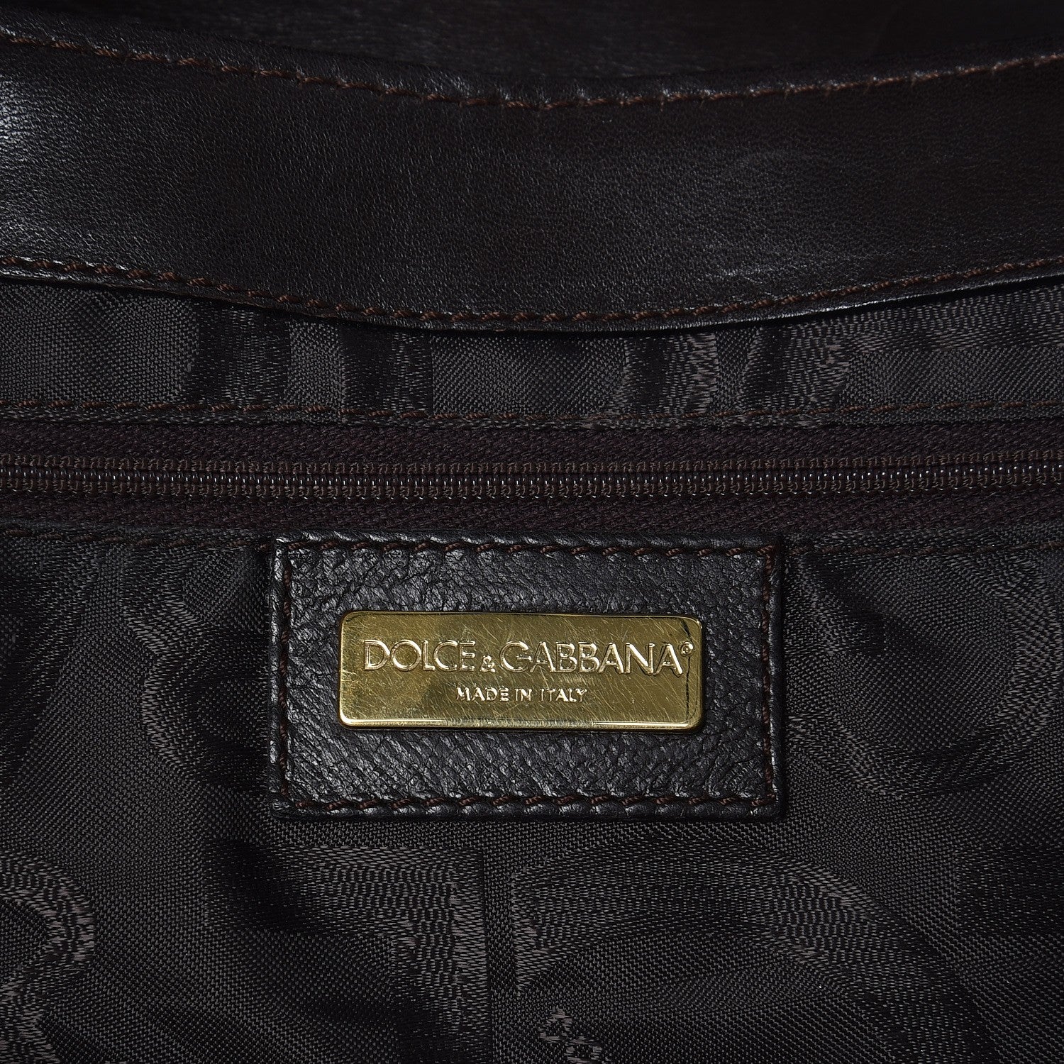 Dolce & Gabbana Eel Shoulder Bag Brown 6 of 14