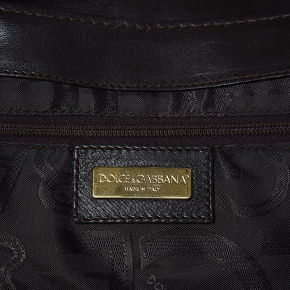 Dolce & Gabbana Eel Shoulder Bag Brown 6 of 14