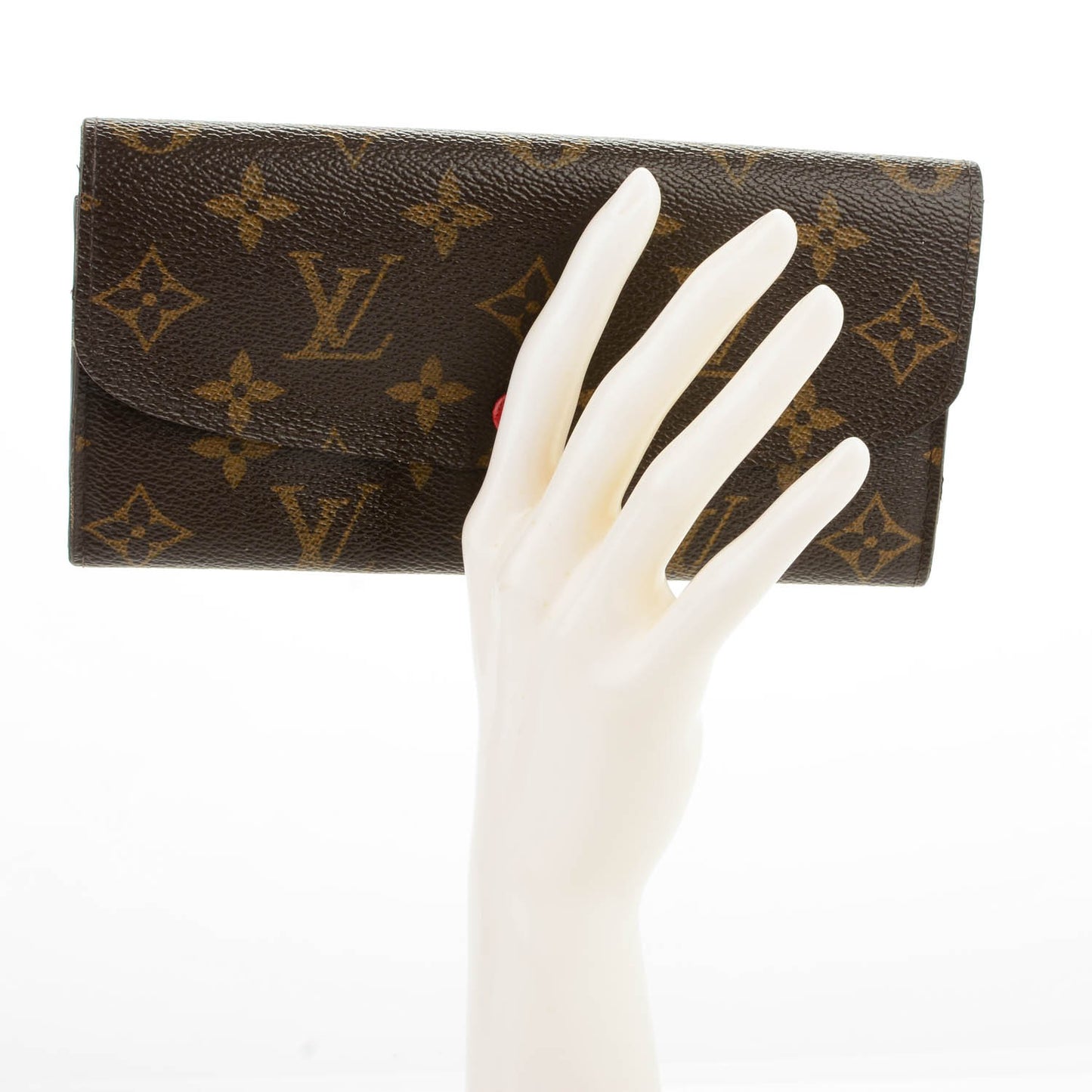 Monogram Emilie Wallet Red