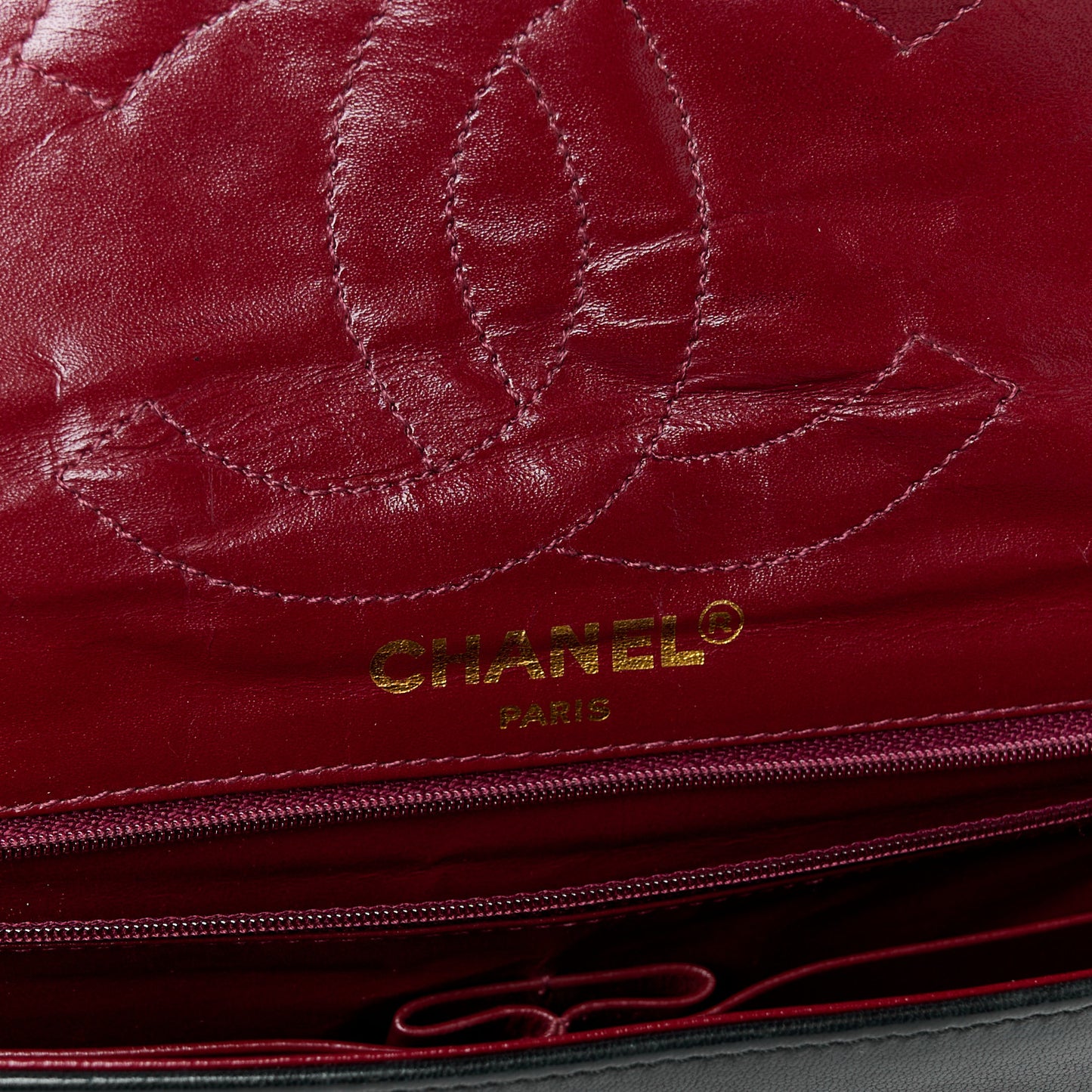 Lambskin Quilted Medium Double Flap Bag Black