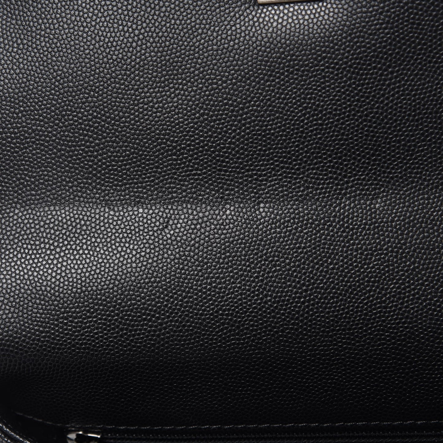 Caviar Lizard Quilted Mini Coco Handle Flap Black
