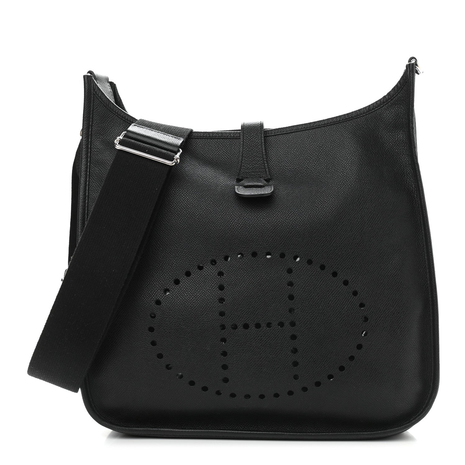 Hermes Soft Epsom Evelyne III GM Black 1 of 9